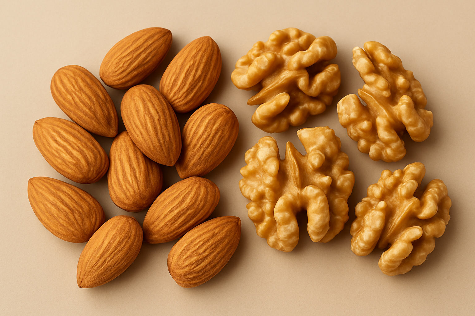 Almonds and Walnuts